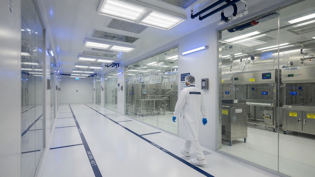 GMP-certified laboratory processing